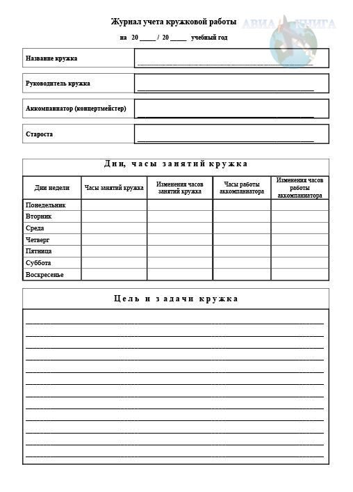Отчет по кружковой работе в школе образец