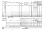 Рапорт о работе строительной машины (механизма), форма  ЭСМ-3 (100 шт.)
